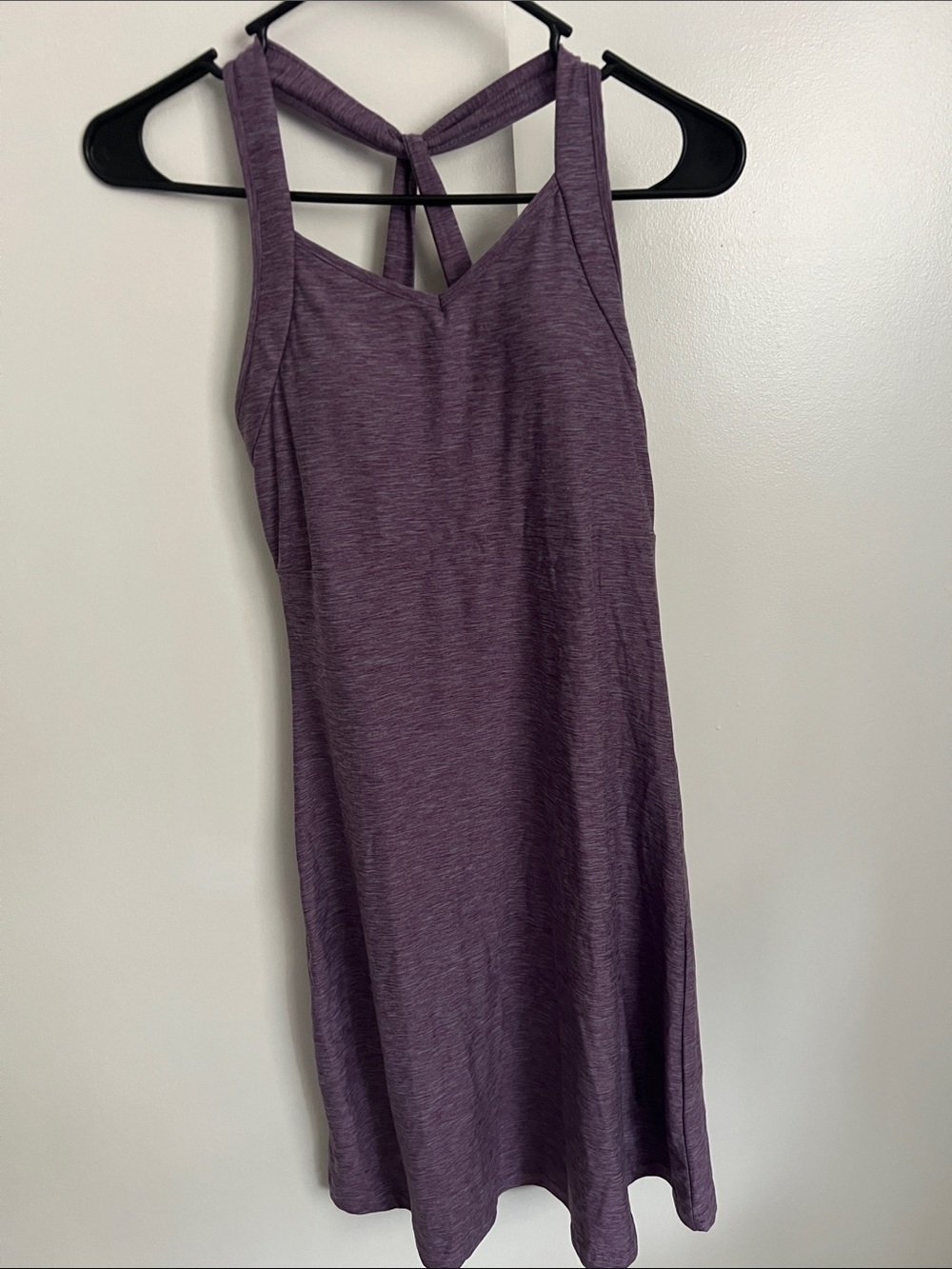 Activewear Sleeveless Strappy Purple Women’s Dress